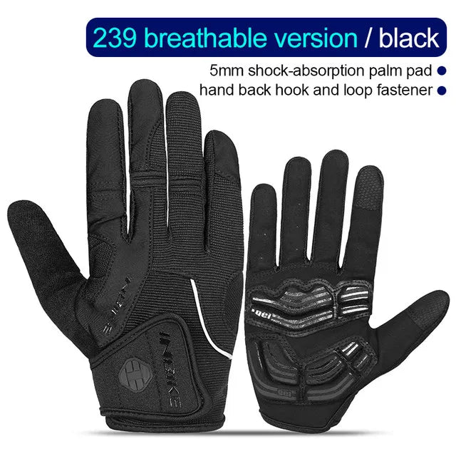 Shockproof Gel Pad Cycling Gloves; Half Finger