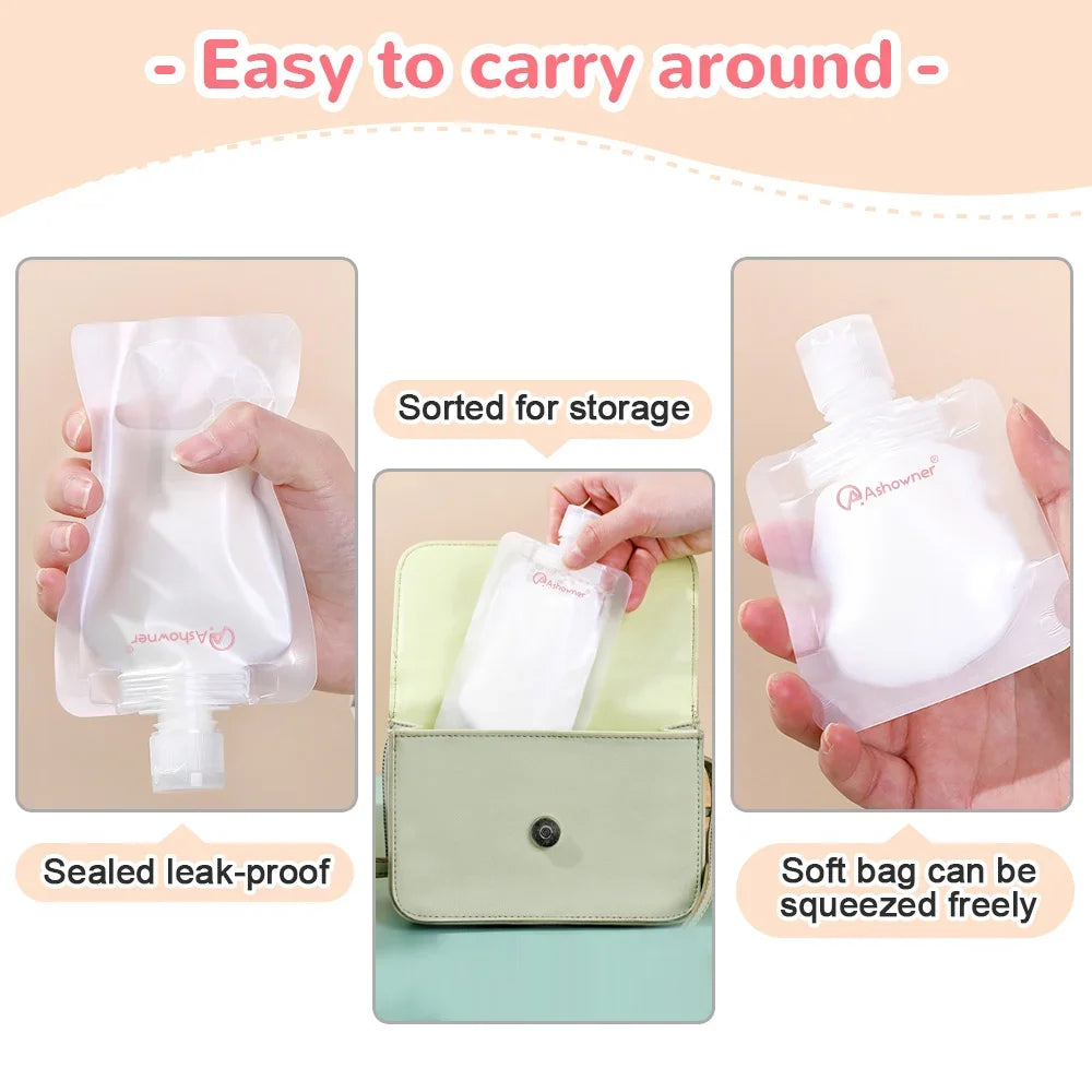 30/50/100ml Dispenser Bag; Portable Travel Packaging; Reusable Leak-proof