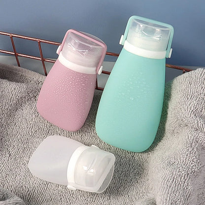 30/60/90ml Portable Silicone Travel Refillable Bottle; Shampoo, Body Wash, Lotion, Etc.