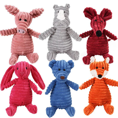 Plush Corduroy Dog Toys