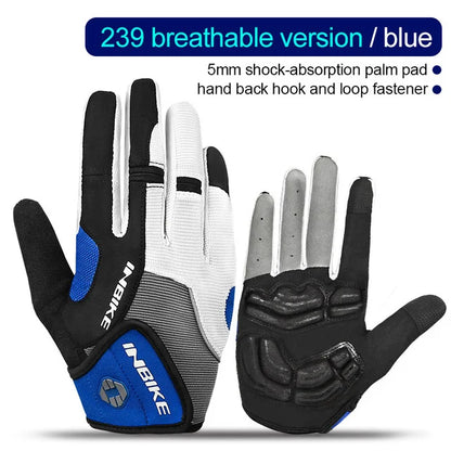 Shockproof Gel Pad Cycling Gloves; Half Finger