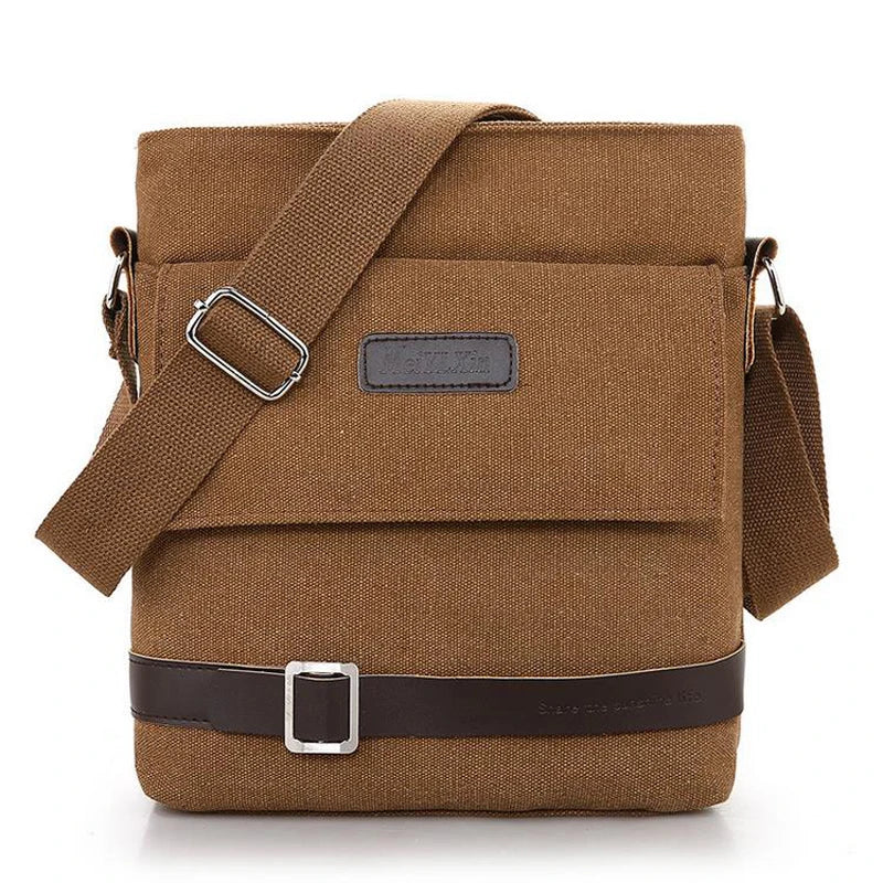 Leisure Shoulder Bag; Canvas; Crossbody Messenger Bag