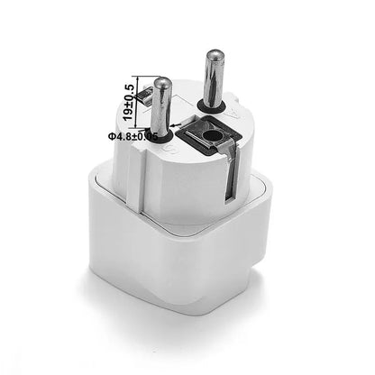 1 Piece Universal European Plug Adapter; International AU, UK, US To EU (Euro) Travel Adapter Electrical Plug Converter Power Socket