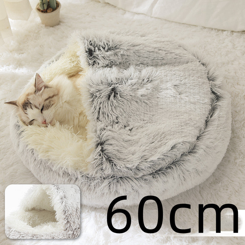 2 In 1 Dog And Cat Winter Bed