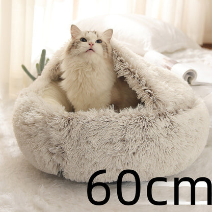 2 In 1 Dog And Cat Winter Bed