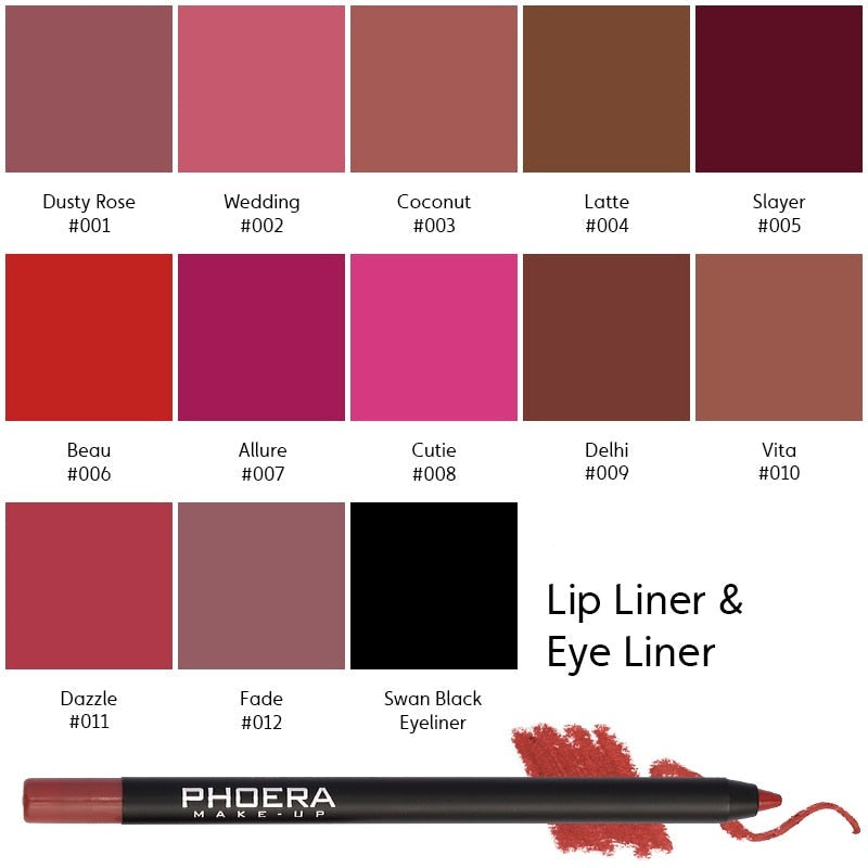 13 Colors Lipliner Pencil