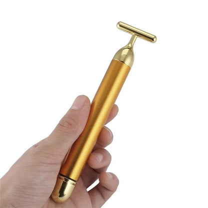 Gold Facial Roller Massager